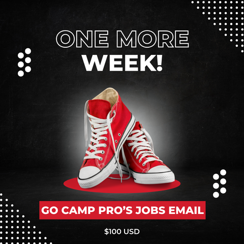 Another Week in the Go Camp Pro "Jobs" Email
