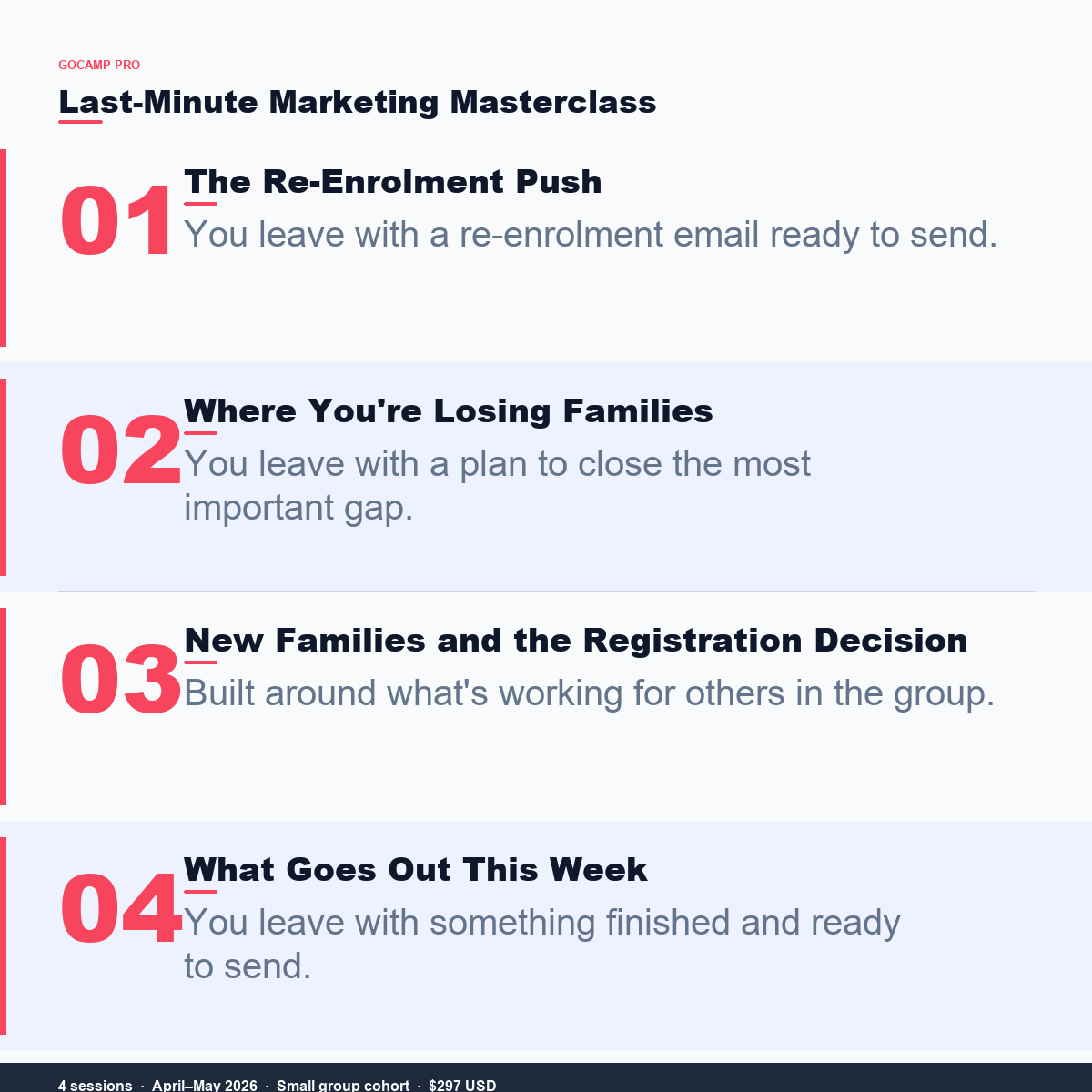 Last-Minute Marketing Masterclass - LMM